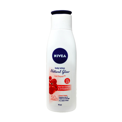 Nivea Body Lotion Natural Glow Cell Repair 